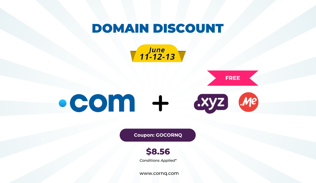 .COM Domain Name at $8.56 | Free .XYZ and .Me